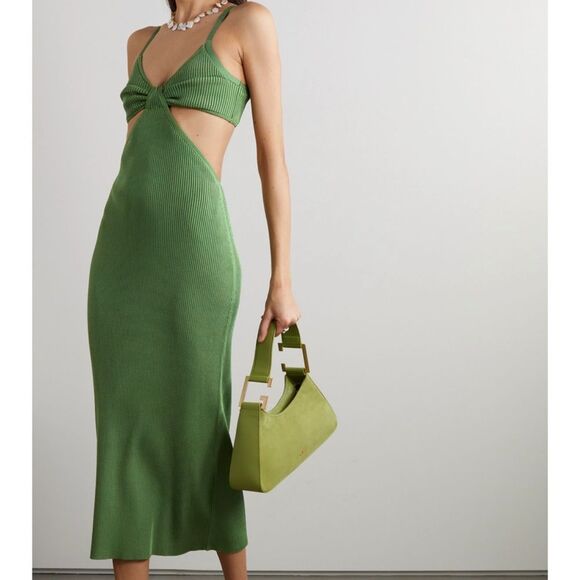Cult Gaia Green Midi Dress - Picture 1 of 4